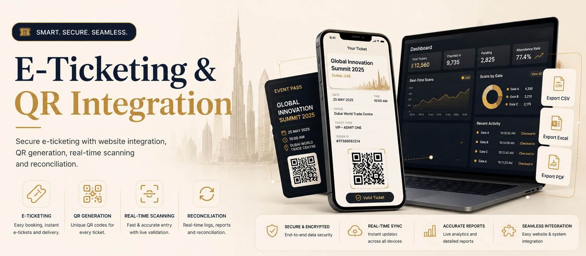 E-Ticketing and QR Integration